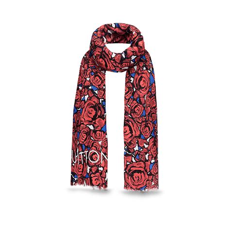 louis vuitton rock n roses scarf